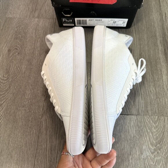 - Flux Adapt Trainer Barefoot Triple White Knit White Sole ATWW-0010 Men’s… main image 9